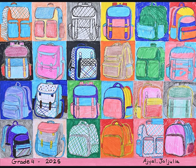 فوز لوحات فنيّة طلابية من مدرسة أجيال في معرض الفنون- يافا